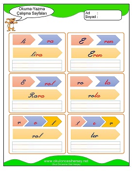 r sesi Grubu Çalışma Sayfaları